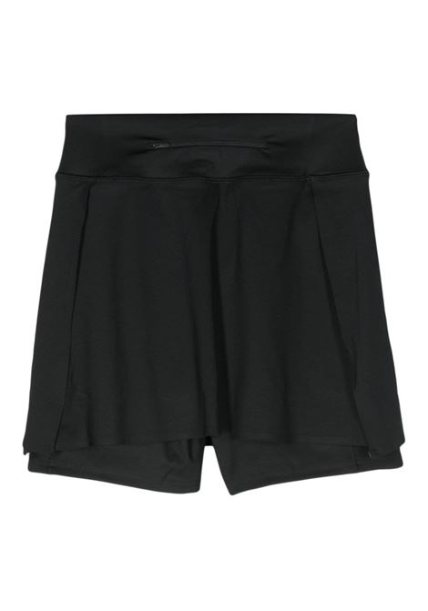 Shorts con logo gommato in nero - donna ADIDAS BY STELLA MC CARTNEY | IN3644BLK